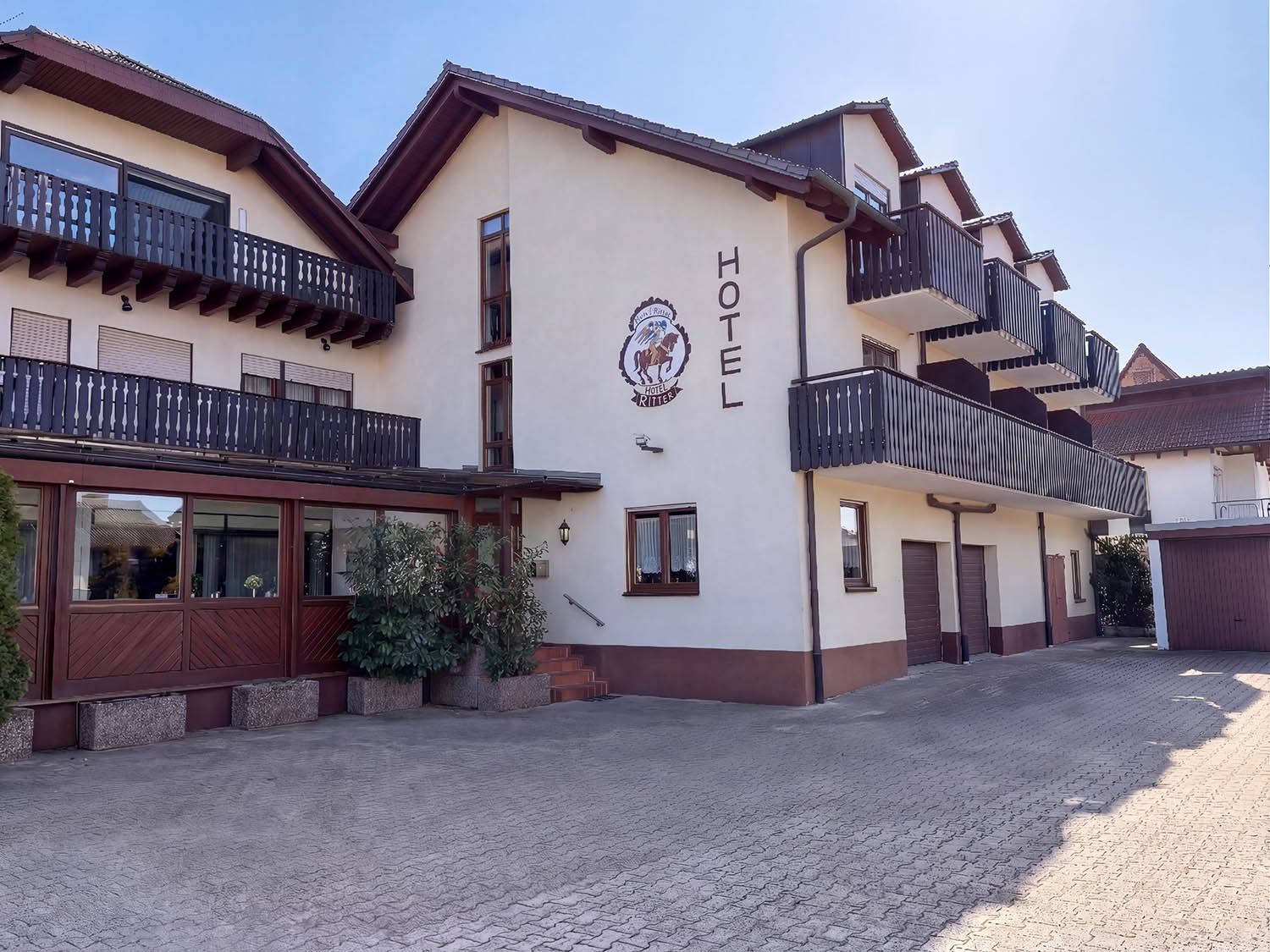 Außenansicht des Hotel Zum Ritter