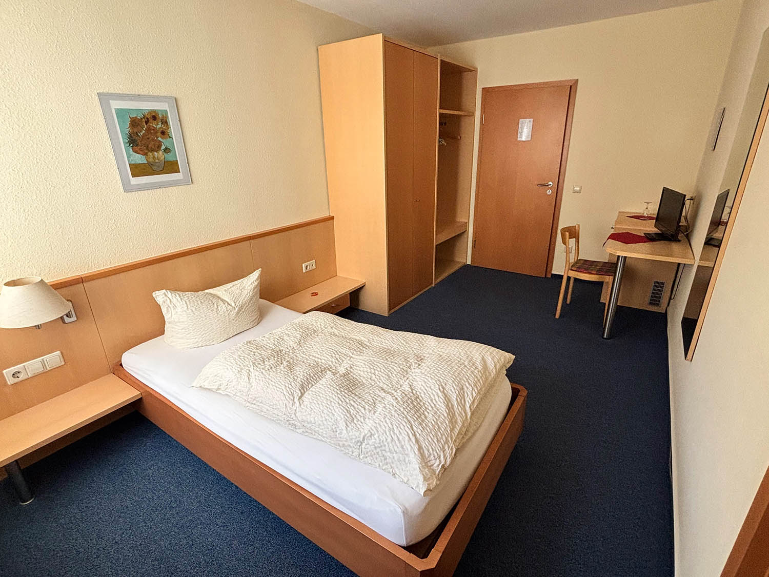 Gemütliches Einzelzimmer im Hotel Zum Ritter