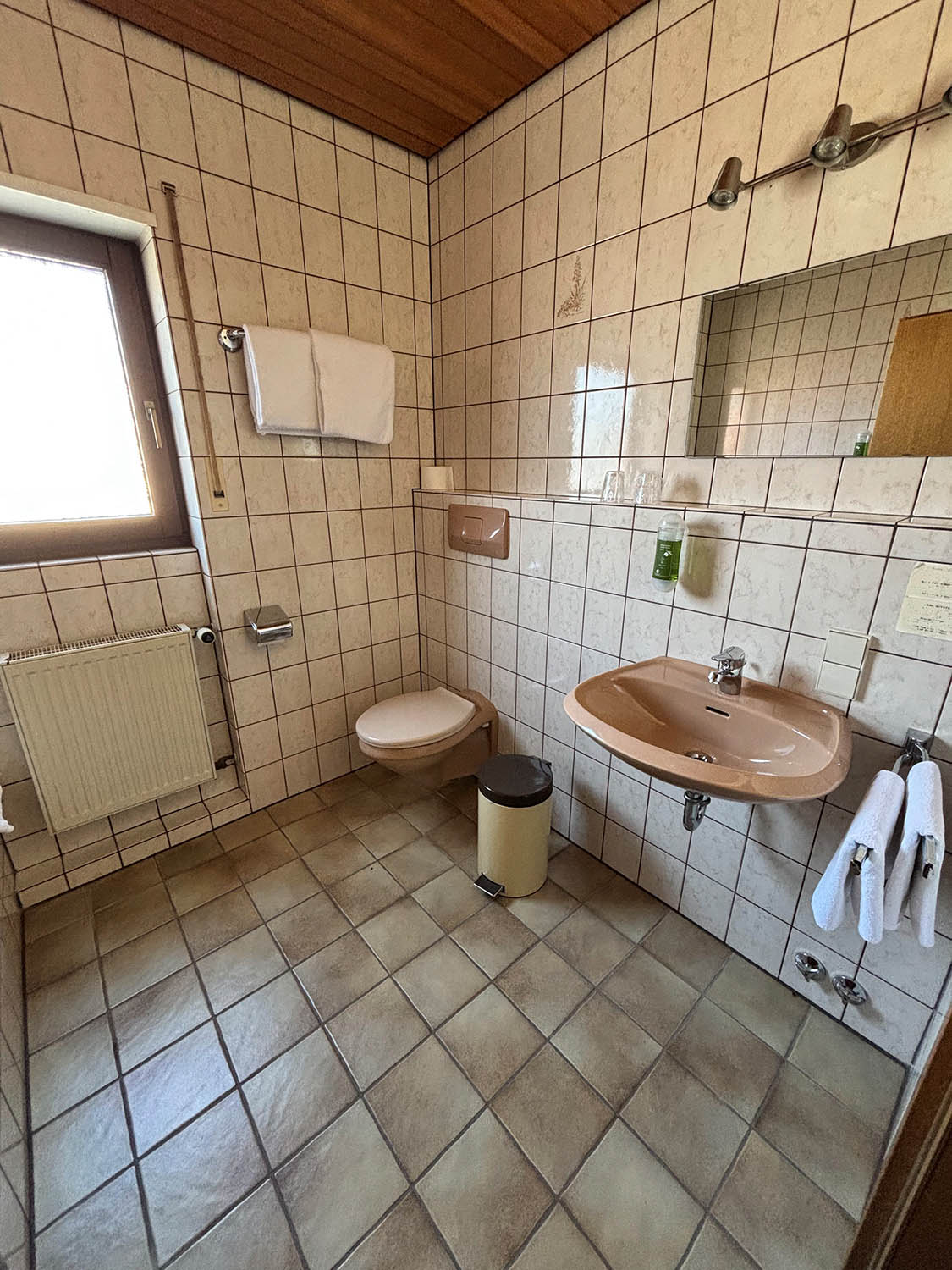 Badezimmer im Doppelzimmer Stammhaus